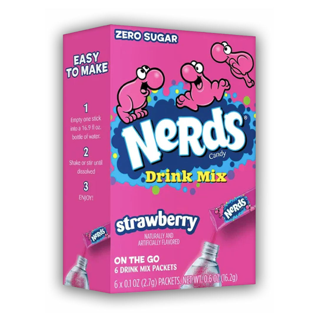 Nerds Drink Mix Strawberry Zero 6x2,7g