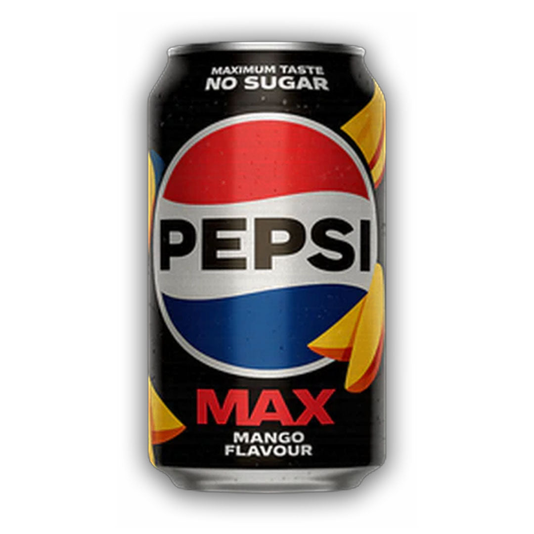 Pepsi MAX Mango Dänemark 330ml MHD 06.02.2026