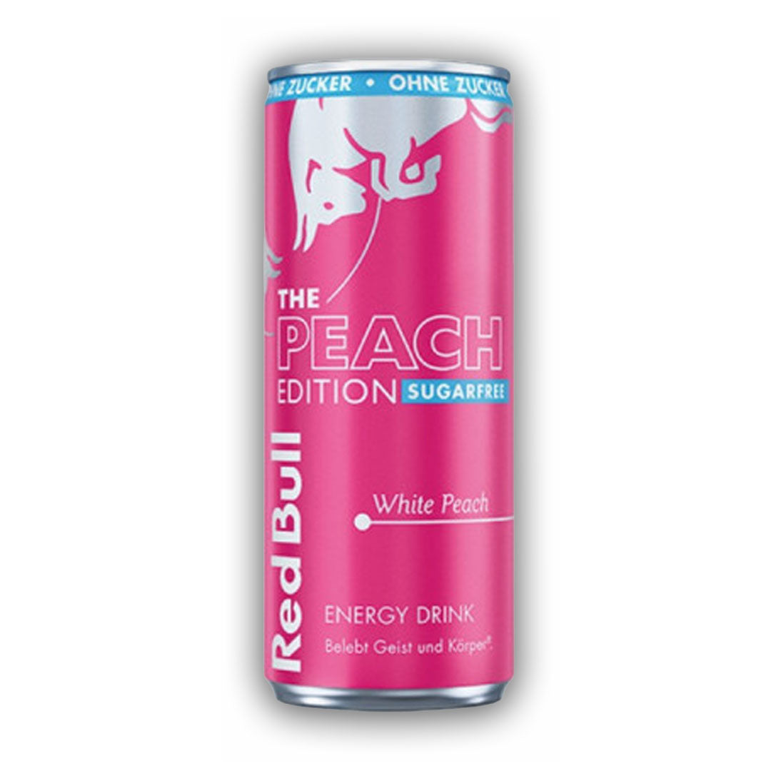 Red Bull Energy Drink Peach Edition White Peach Sugarfree 250ml